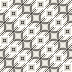 Vector seamless pattern. Modern stylish abstract texture. Repeating geometric tiles