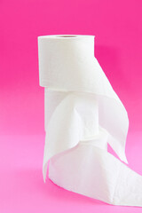 roll of soft white toilet paper