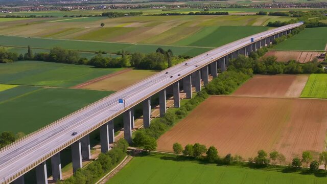 flight along the A61 Talbruecke Pfeddersheim