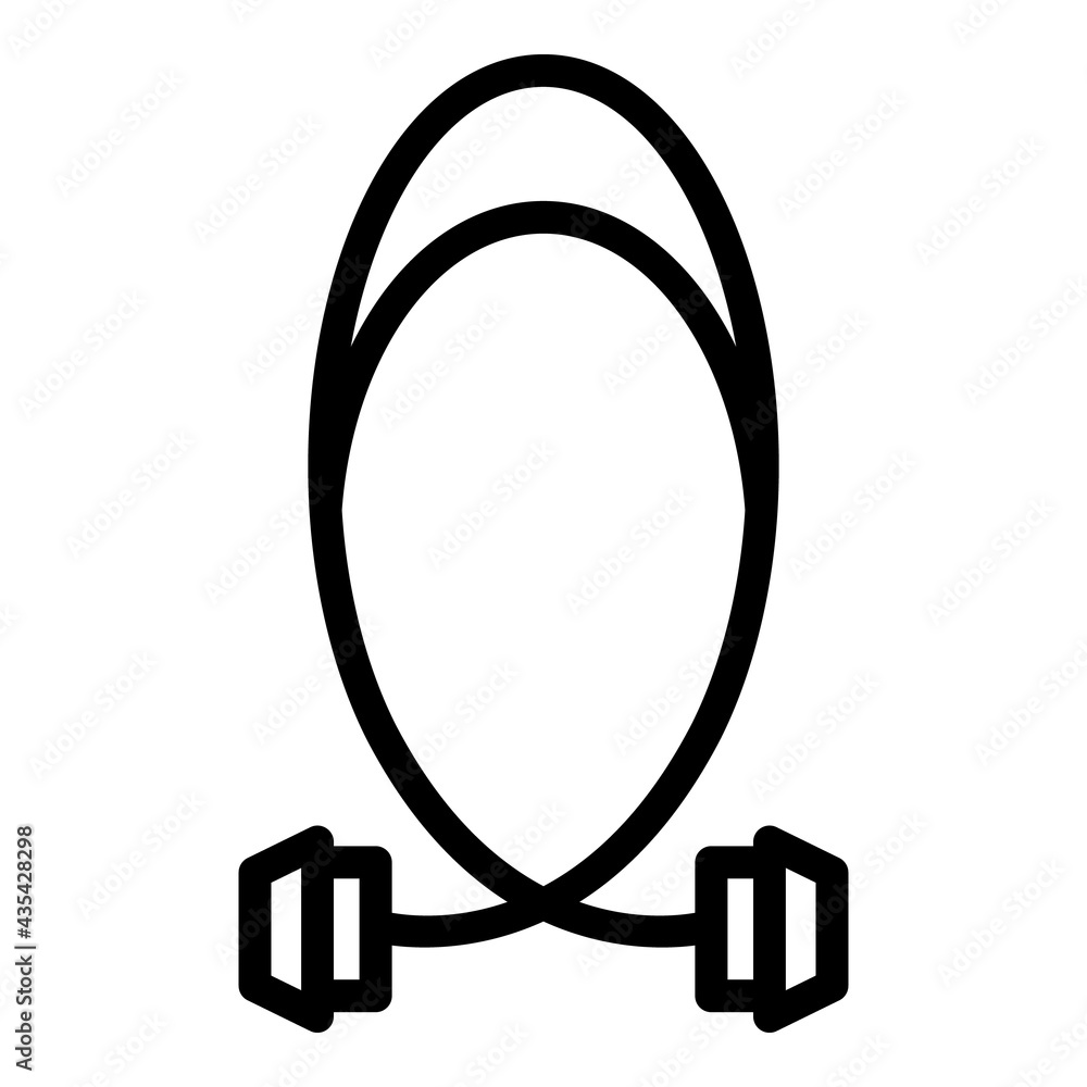 Poster refrigerator tool icon. outline refrigerator tool vector icon for web design isolated on white backg