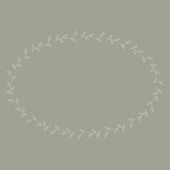 leaves frame, graphic design element