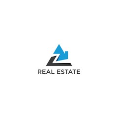 letter z building logo for real estate 