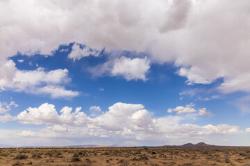 clouds over plains