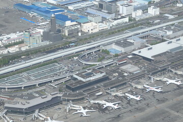 シティ, 景色, エアリアル, アーバン, ビル, 建築, 都市景観, 通り, 地平線,...