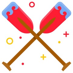 Paddle icon, Dragon Boat festival related vector
