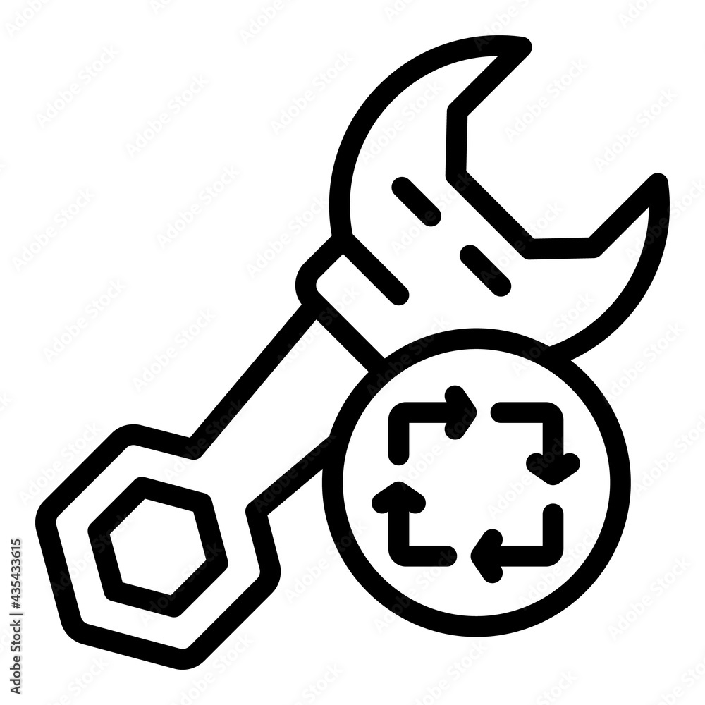 Poster technical backup icon. outline technical backup vector icon for web design isolated on white backgro