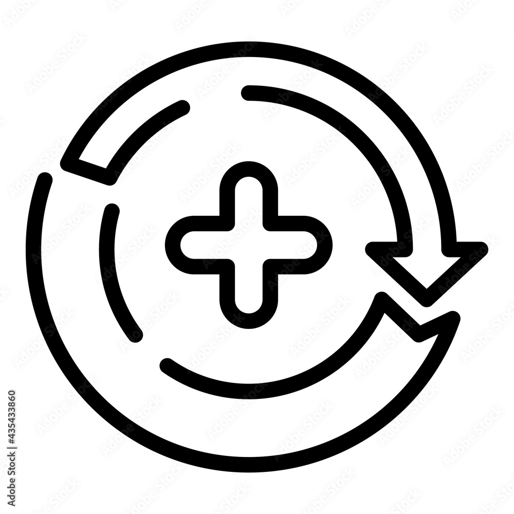 Poster add update icon. outline add update vector icon for web design isolated on white background