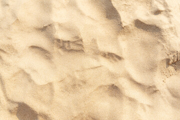 Sand pattern texture for background. Brown desert pattern from tropical beach.