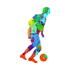 Soccer (Football) Player Silhouette