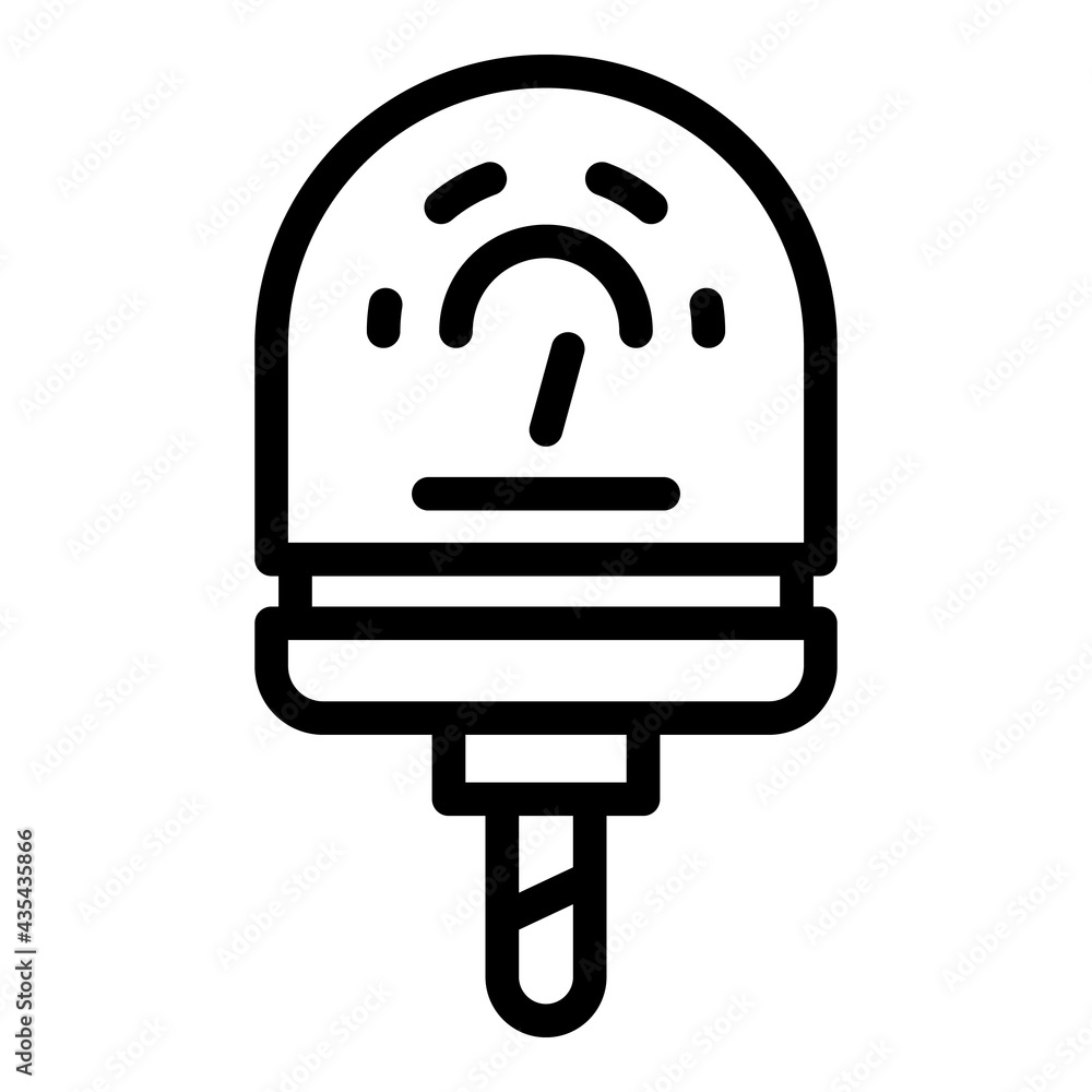Poster lab ph meter icon. outline lab ph meter vector icon for web design isolated on white background