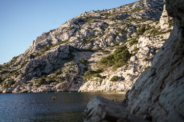 Calanque in Marseille, France 