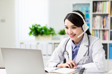 Telemedicine concept - doctor part