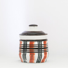 chinese tea pot in a white background