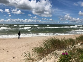 Man watching the sea