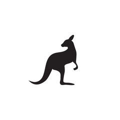 Kangaroo icn logo design template