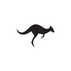Kangaroo icn logo design template