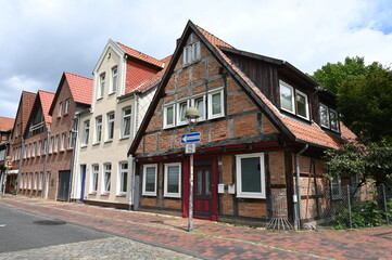 Fototapeta na wymiar Fachwerkhäuser in Celle