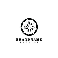 alloy wheel logo icon template vector illustration