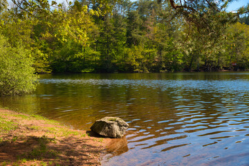 Lac de Chaumenon im Morvan im Burgund