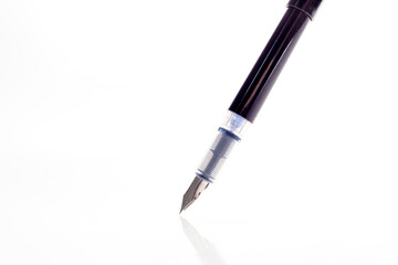 Black pen isolated on white background