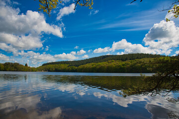 Lac de Chaumenon im Morvan im Burgund