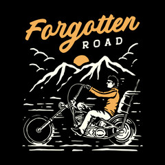 motorcycle rider illustration