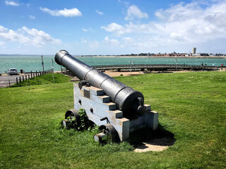 Old Cannon stands guard at Portsmouth