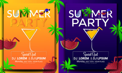 PARTY FLYER. 