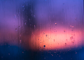 rain drops on window