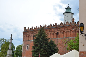 Obraz premium Sandomierz , Sandomierz ,wieza, architektura, zamek, budowa, stary, europa, house of god, średniowiecznej, niebo, punkt orientacyjny, gród, historia, miasteczko, antyczny, blękit, kamienie, Polska