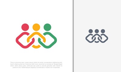 Global Community Logo Icon Elements Template. Community human Logo template vector. Community health care. Abstract Community logo	