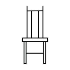 Chair ion vector. Vector illustration