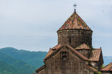Fototapeta na wymiar Medieval Armenian monastic complex Haghpatavank, Haghpat monastery