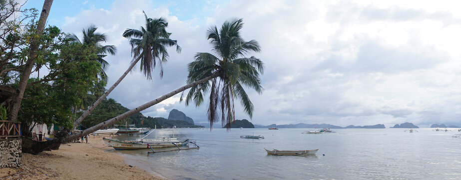 El Nido tropical island landscapes on Palawan Island in the Philippines. © Christopher