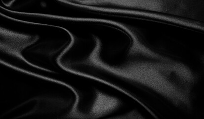 Black cloth texture background