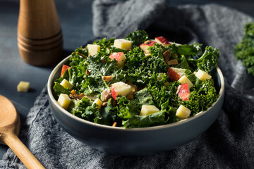 Homemade Healthy Kale Apple Salad
