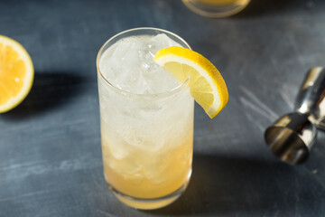 Boozy Refreshing Lemon Rum Collins