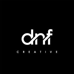 DNF Letter Initial Logo Design Template Vector Illustration