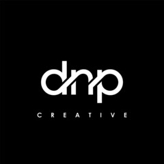 DNP Letter Initial Logo Design Template Vector Illustration