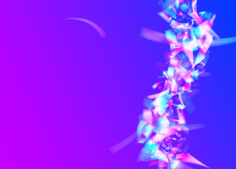 Carnival Tinsel. Rainbow Sparkles. Fiesta Foil. Birthday Background. Festive Art. Metal Celebrate Template. Blue Party Effect. Laser Design. Purple Carnival Tinsel