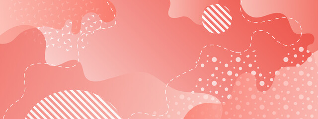 Abstract modern pink background poster with patterns. Vector illustration for poster cover design. Facebook or Instagram cover. Vector texture.