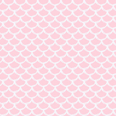 Little mermaid seamless pattern