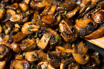 Homemade Healthy Sauteed Mushrooms