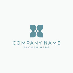 Abstract logo for a beauty salon, clothing store, cosmetics or jewelry, spa complex, hotel. A logo for a business. Vector image.