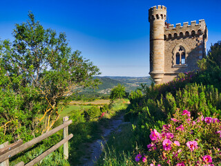 Magdalena tower in Rennes le Chateau, France.