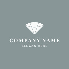 Abstract logo for jewelry store, diamond industry, craft store, hotel, thank you complex or beauty salon. Branding for business. Vector image.