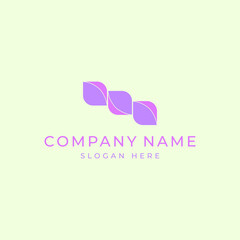 Abstract logo for a company, business center, clothing store or cosmetics. A logo for a business. Vector image.