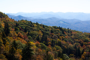 Mountain Landscape with cloudy sky