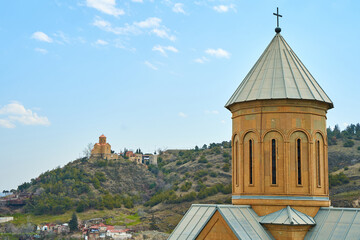 Narikala church is an ancient fortress overlooking the panorama of Tbilisi