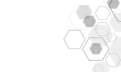 vector sci fi hexagonal futuristic pattern, innovation future technology background	
